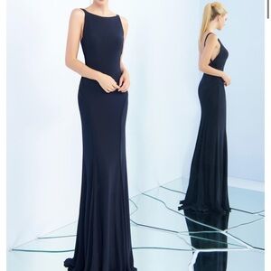 Sophisticated Navy Blue Maxi Dress